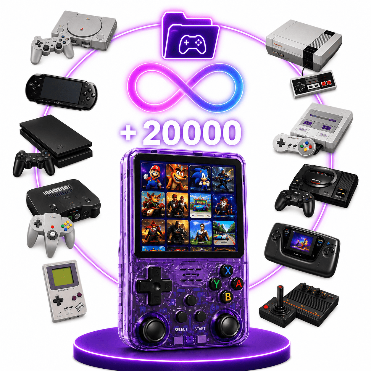 CONSOLA RETRO PORTATIL - Vorlico